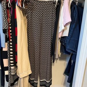 Stylish Black and White Women's Pants